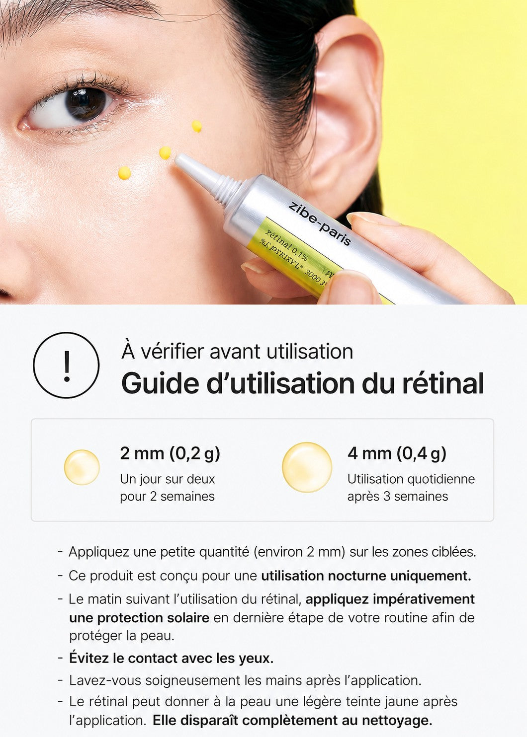 Retinal Shot™ Une Peau Plus Nette