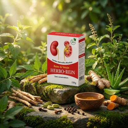 HERBO-REIN™ | NETTOIE LES REINS ET LA VESSIE, FAVORISE UN MEILLEUR EQUILIBRE INTERNE ET RAVIVE LA VITALITE MASCULINE.